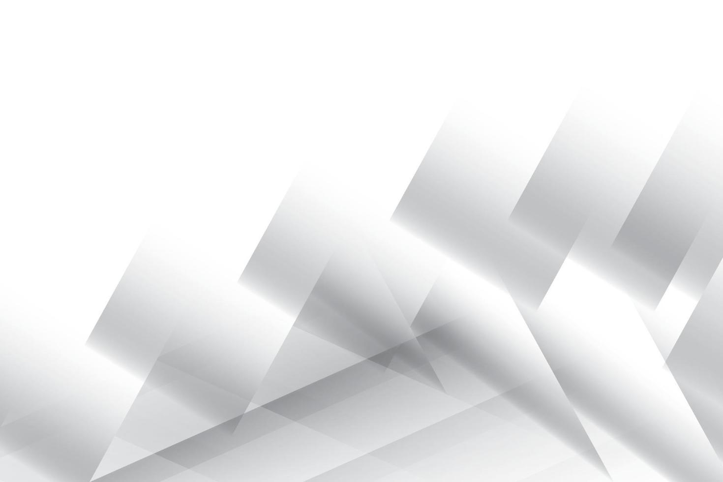 Abstract  white and gray color, modern design background with geometric shape. Vector illustration.