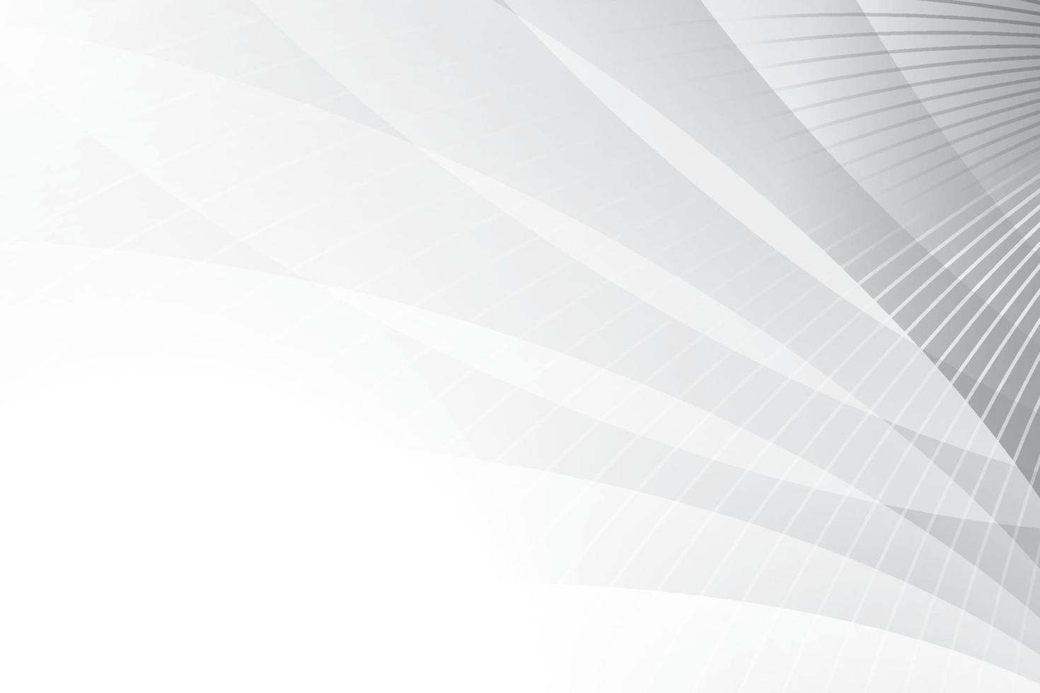 Abstract  white and gray color, modern design background with geometric shape. Vector illustration.