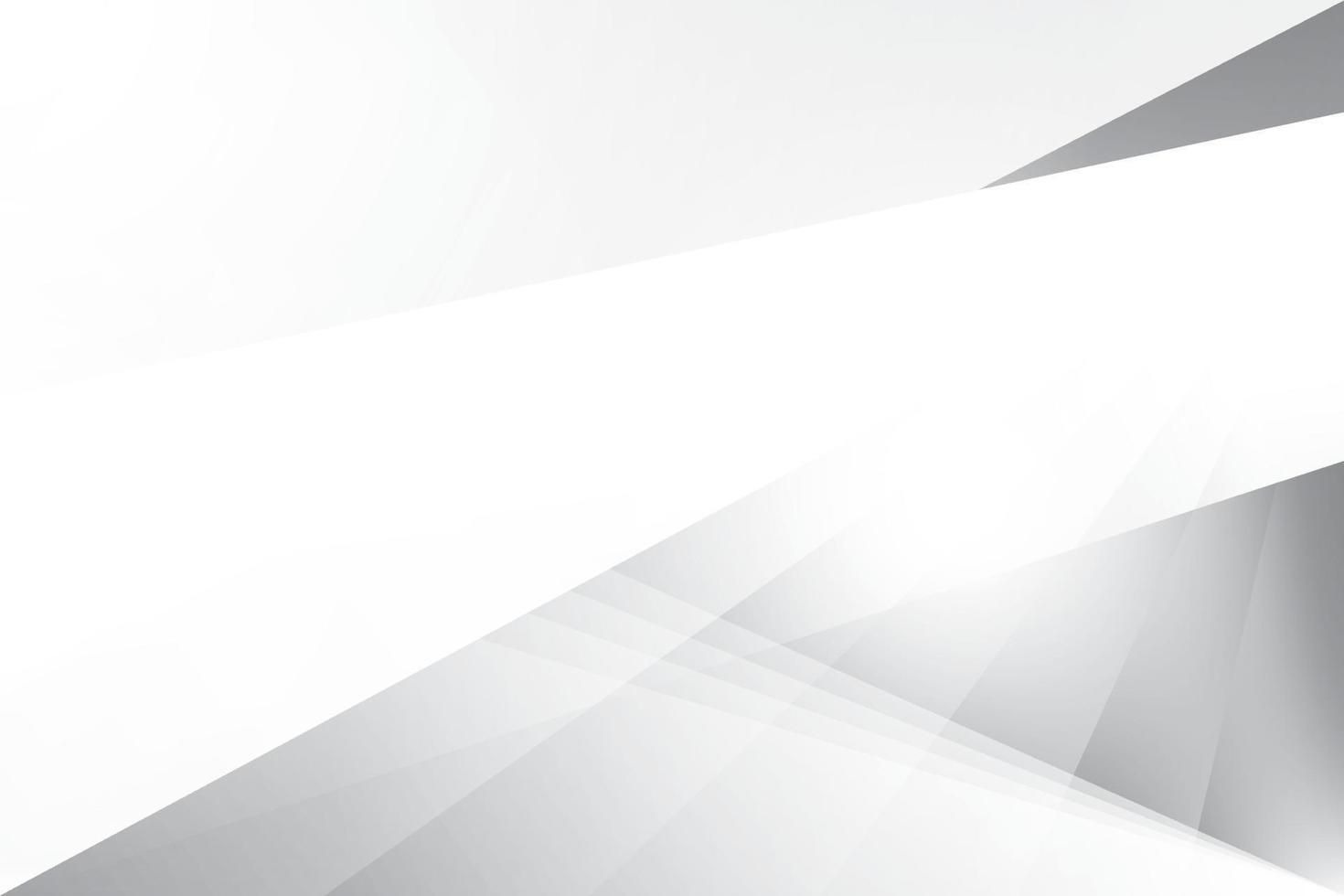 Abstract  white and gray color, modern design background with geometric shape. Vector illustration.