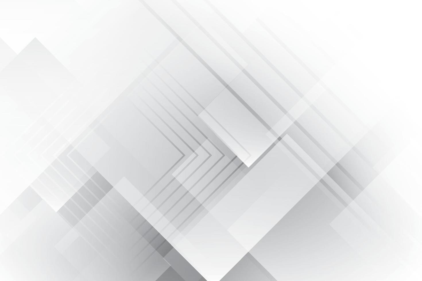 Abstract  white and gray color, modern design background with geometric shape. Vector illustration.