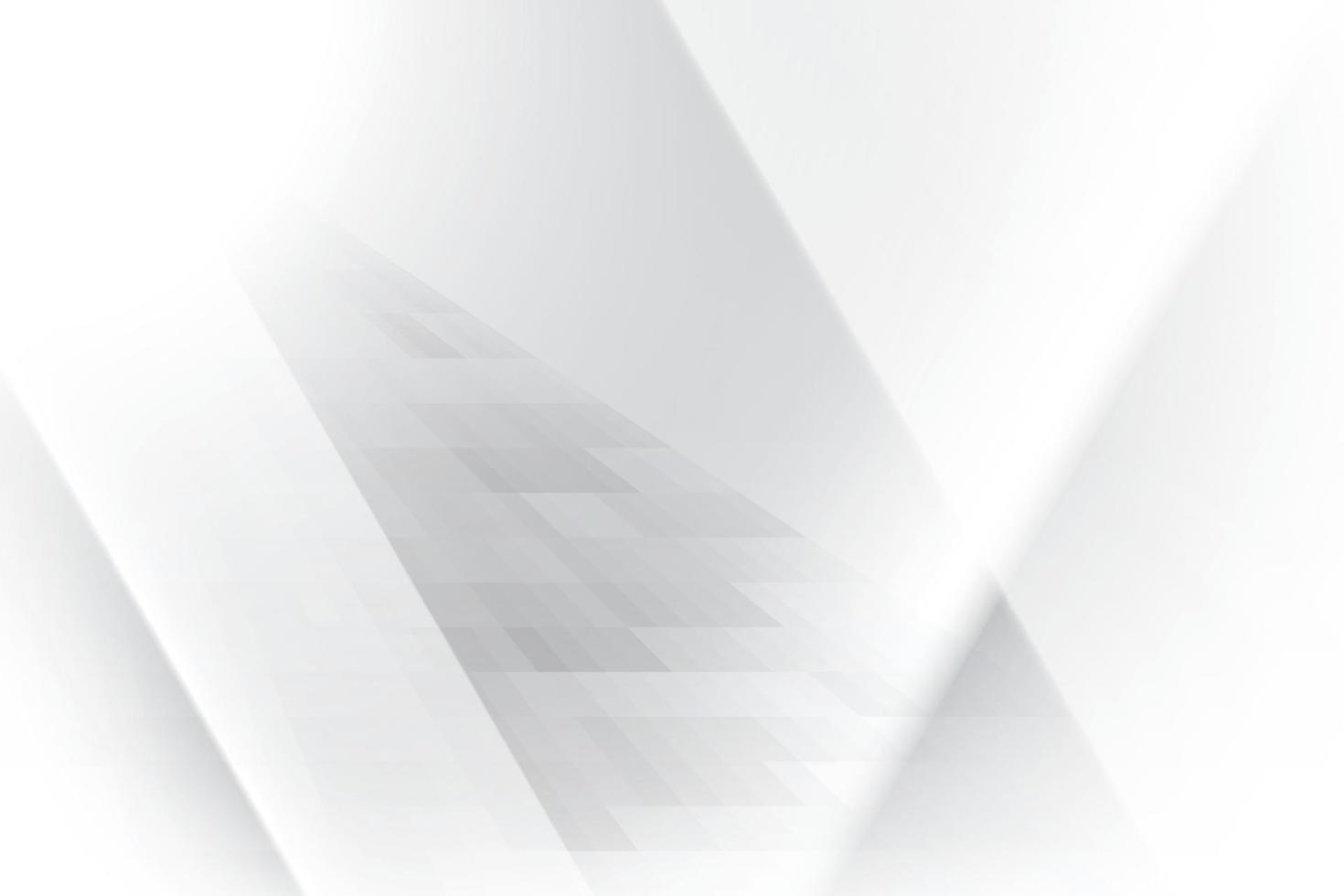 Abstract  white and gray color, modern design background with geometric shape. Vector illustration.