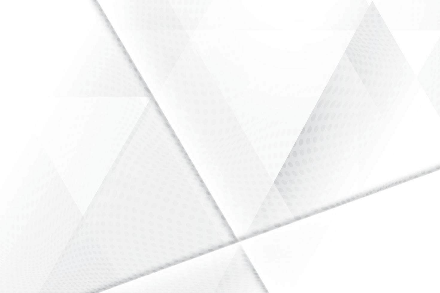 Abstract  white and gray color, modern design background with geometric shape. Vector illustration.