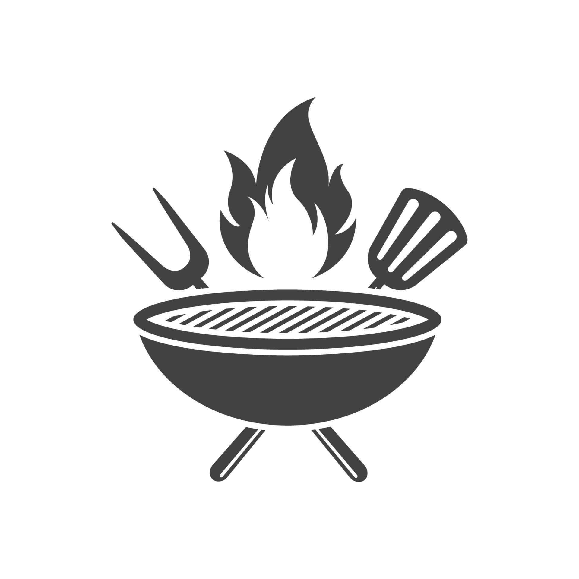 grill logo icon design template vector 8040264 Vector Art at Vecteezy