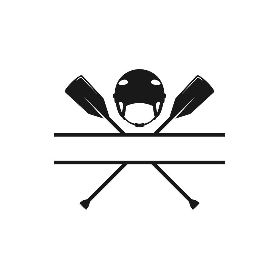 vector de diseño de icono de logotipo de rafting