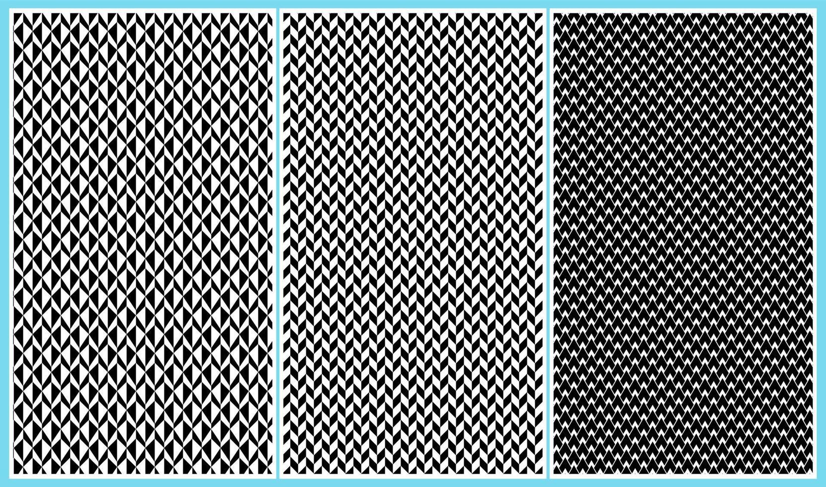 Geometric pattern collection background Vector