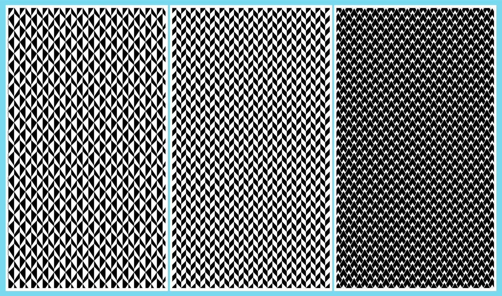 Geometric pattern collection background Vector