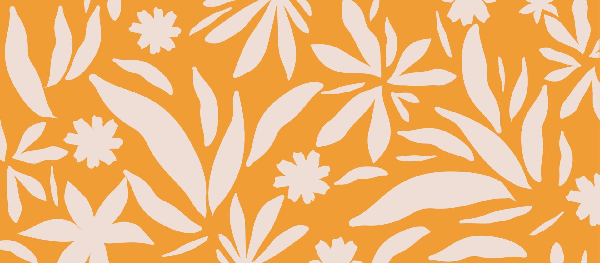 Monochromatic nature inspired shapes-doodle collection. Cute botanical shapes, random childish doodle cutouts of tropical leaves, flowers and branches, decorative abstract art vector illustration
