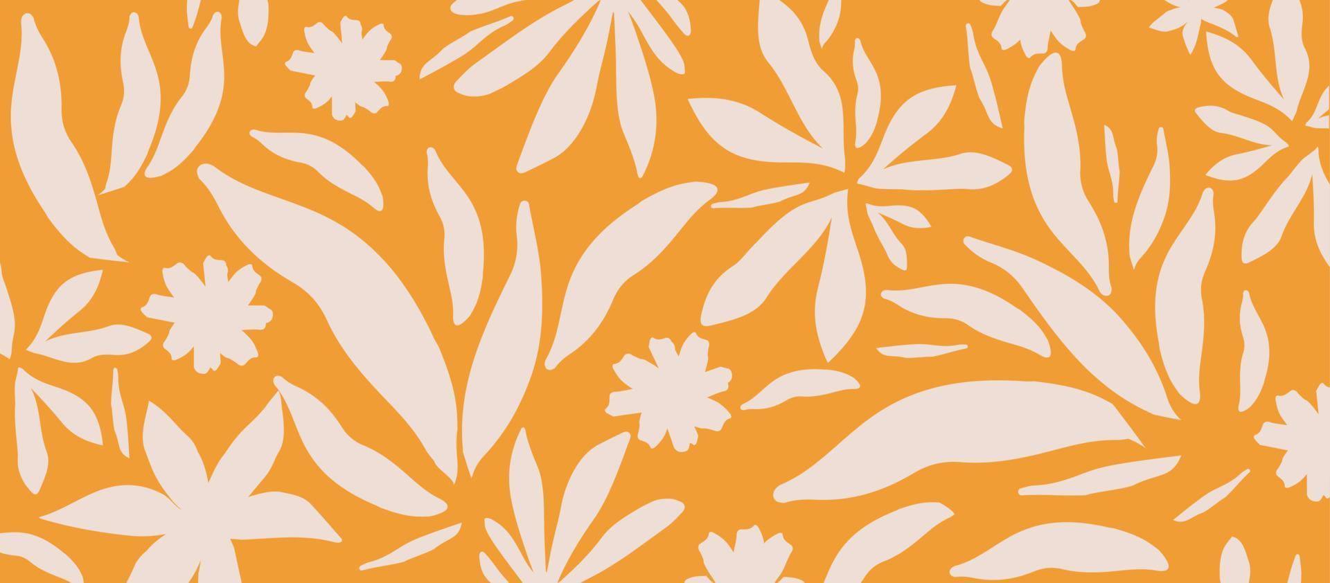 colección de garabatos de formas monocromáticas inspiradas en la naturaleza. lindas formas botánicas, recortes de garabatos infantiles al azar de hojas tropicales, flores y ramas, ilustración vectorial de arte abstracto decorativo vector