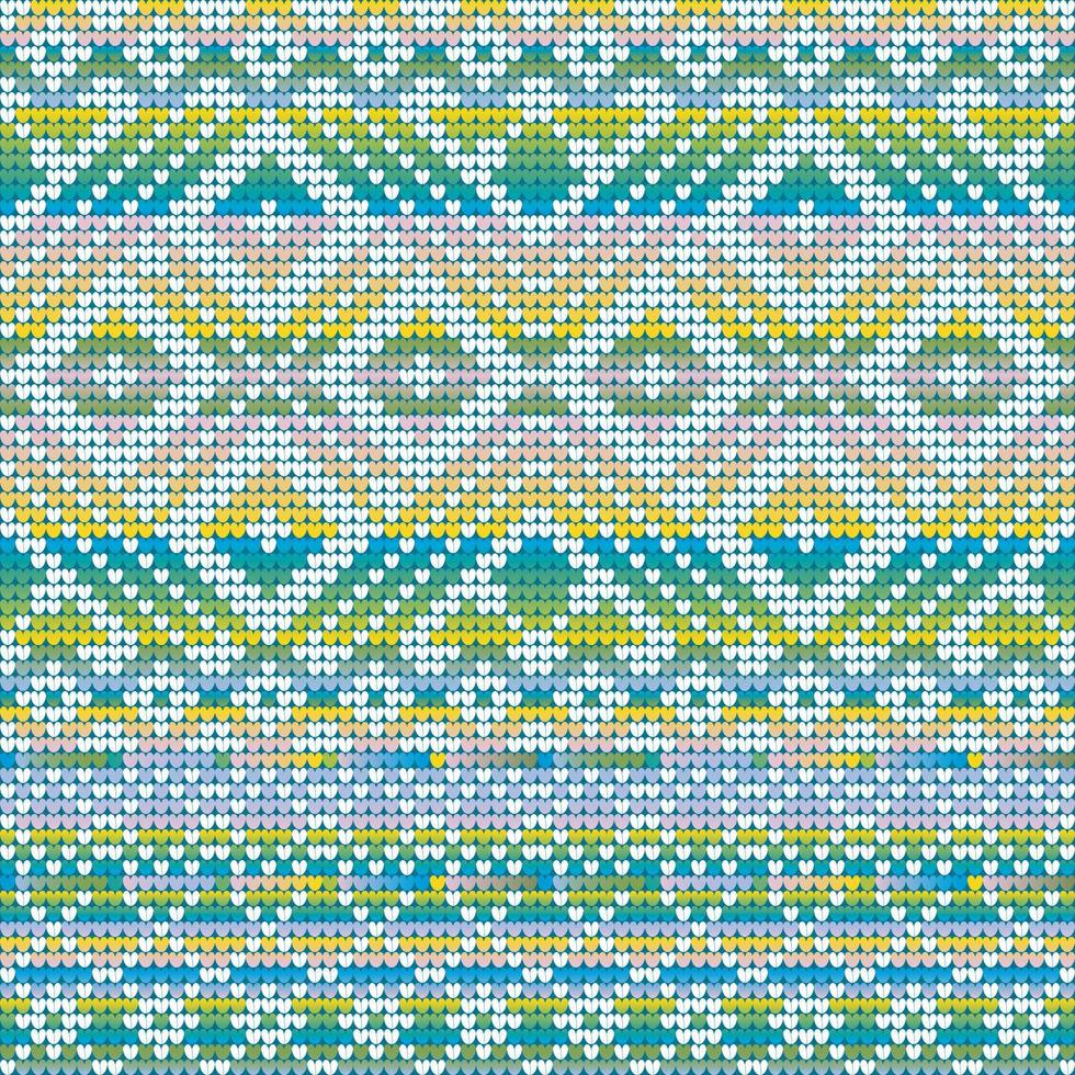 Gradient Cool Colors Seamless Pattern of Christmas Ugly Sweater vector