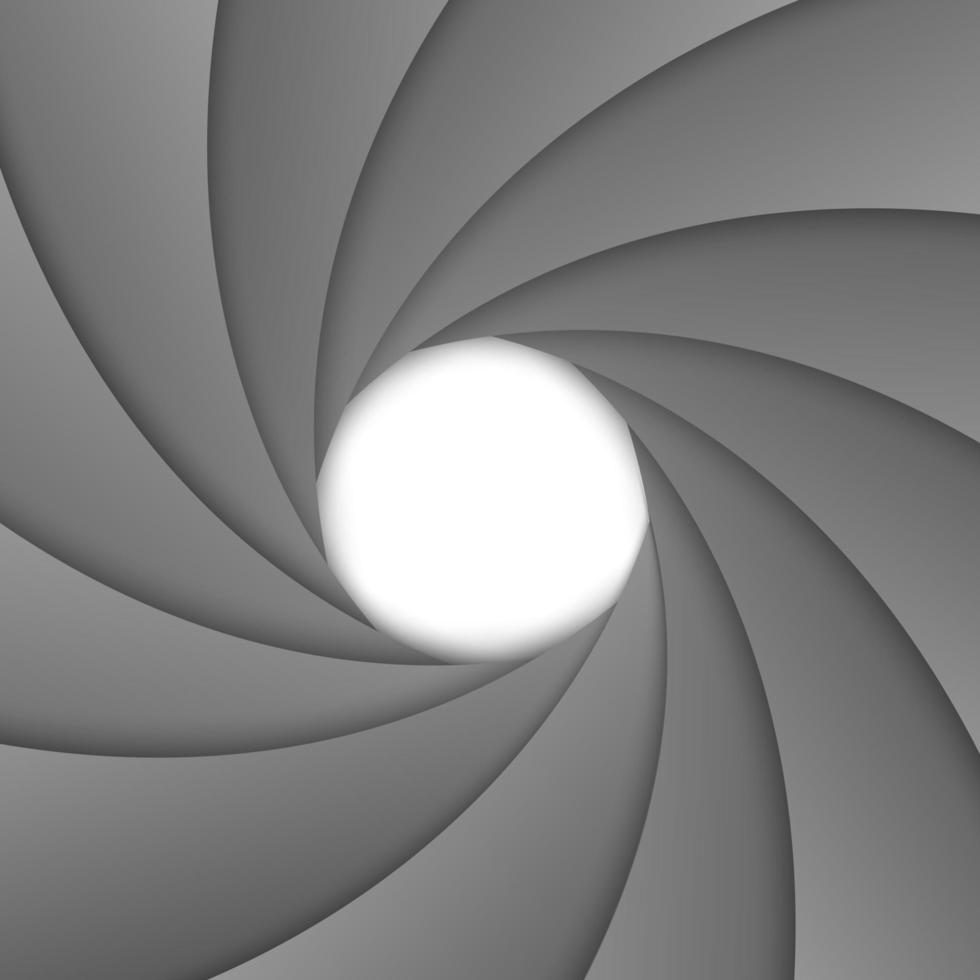 Photo camera shutter vector