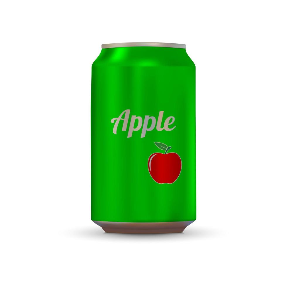 Drink aluminium can vector