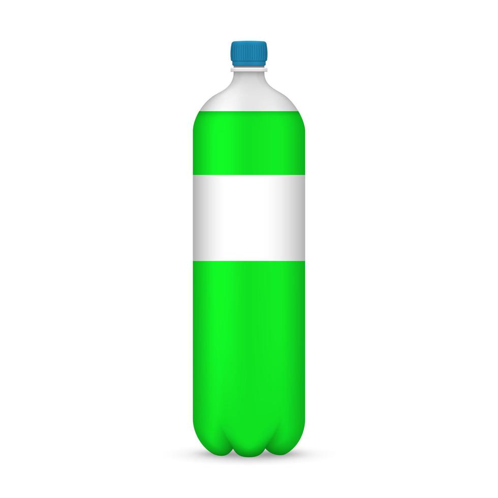 PET plastic bottle vector