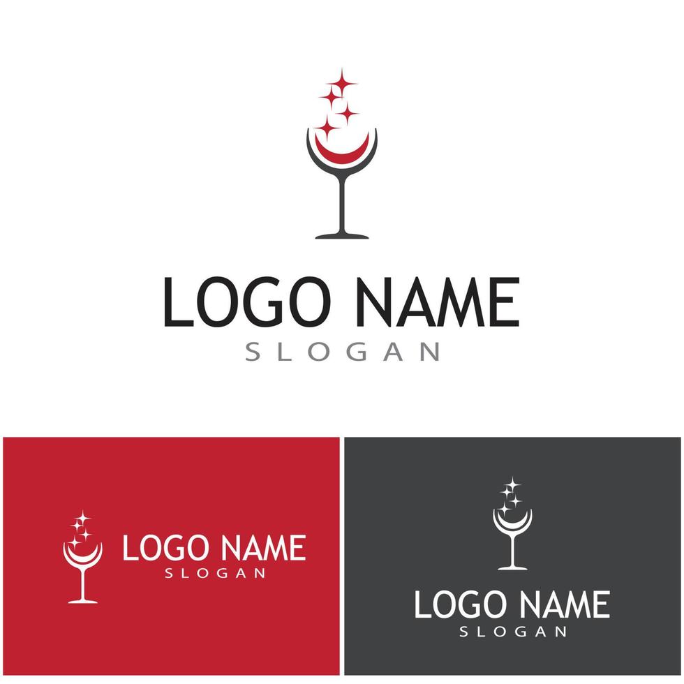 Wine Logo Template vector symbol nature