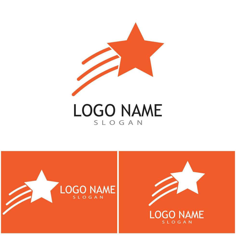 Star icon Template vector illustration design