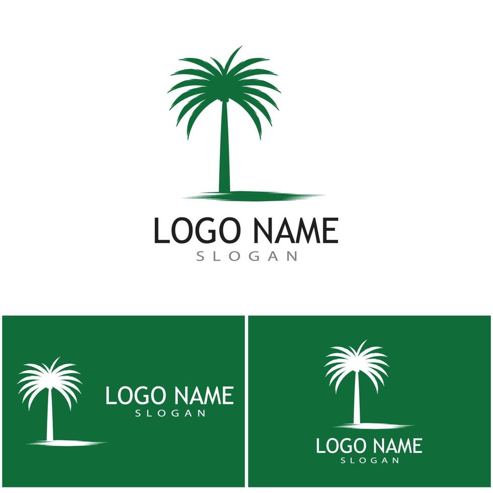 Dates tree Logo Template vector symbol  design