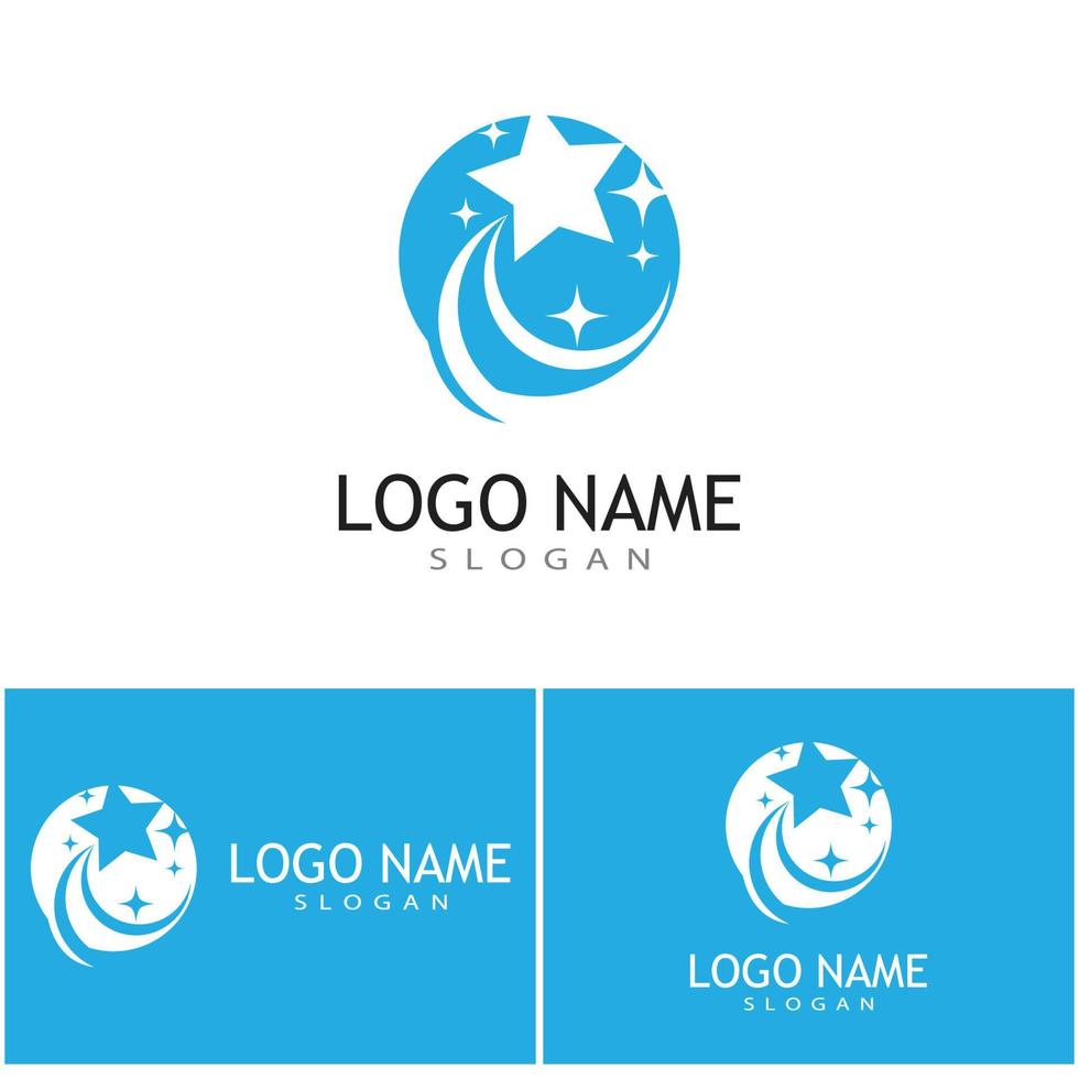 Star icon Template vector illustration design