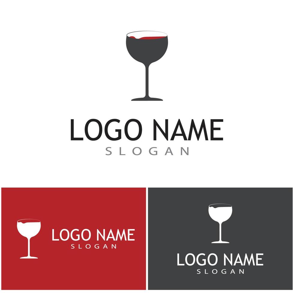 Wine Logo Template vector symbol nature