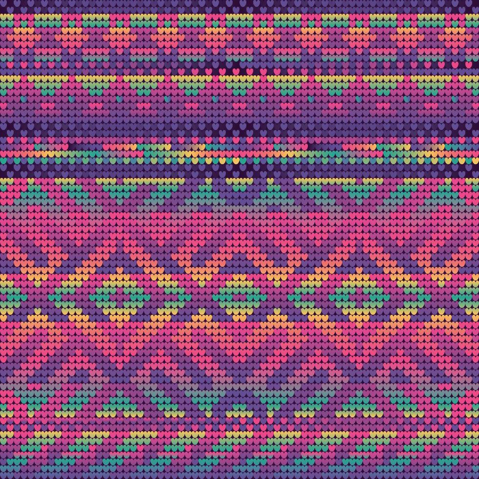 gradiente de colores magenta patrón sin costuras de tejido de navidad vector