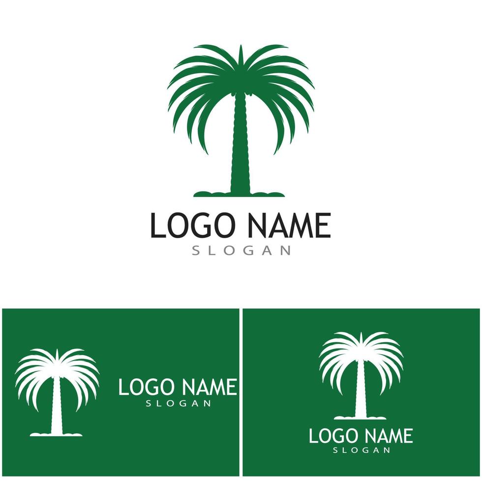 Dates tree Logo Template vector symbol  design