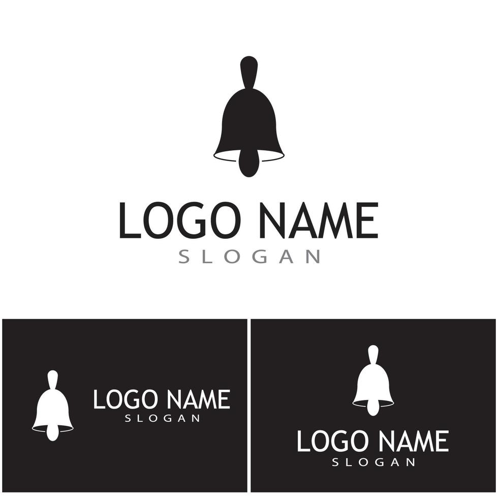 campana, logotipo, plantilla, vector, símbolo, ilustración, diseño vector
