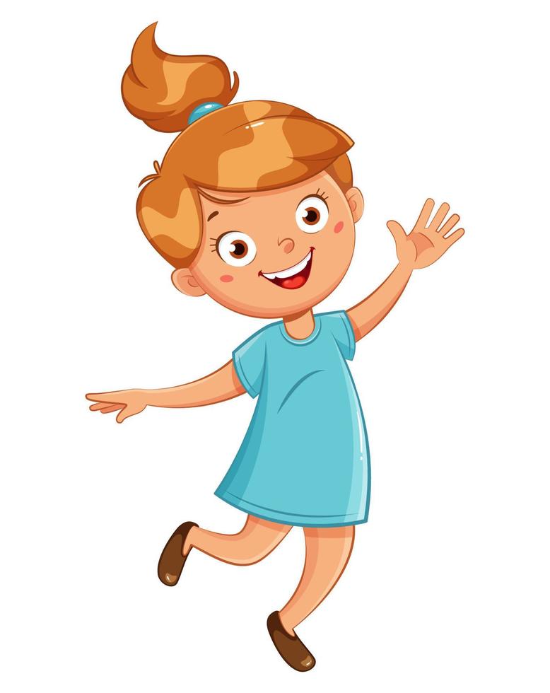 Happy Children's day greeting card. 1 June. vector
