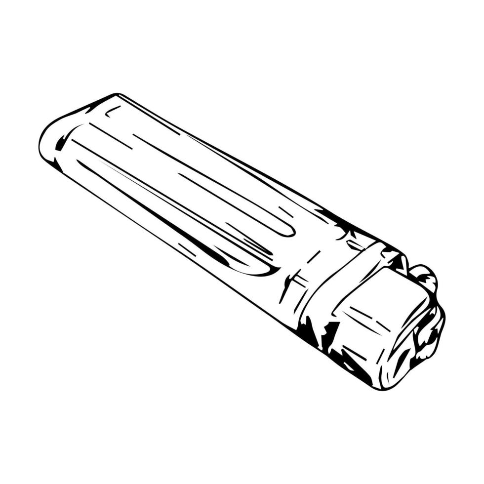 lighter vector isolated hand drawn illustration