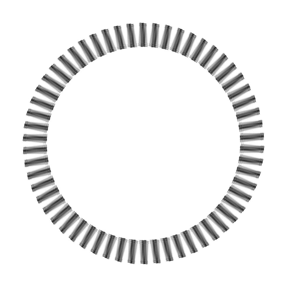 sun shaped round frame with rays isolated vector drawing