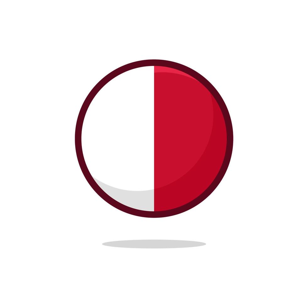 Malta Flag Icon vector