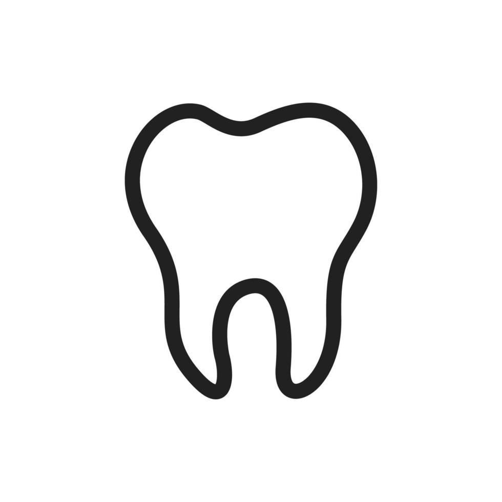 Tooth icon vector