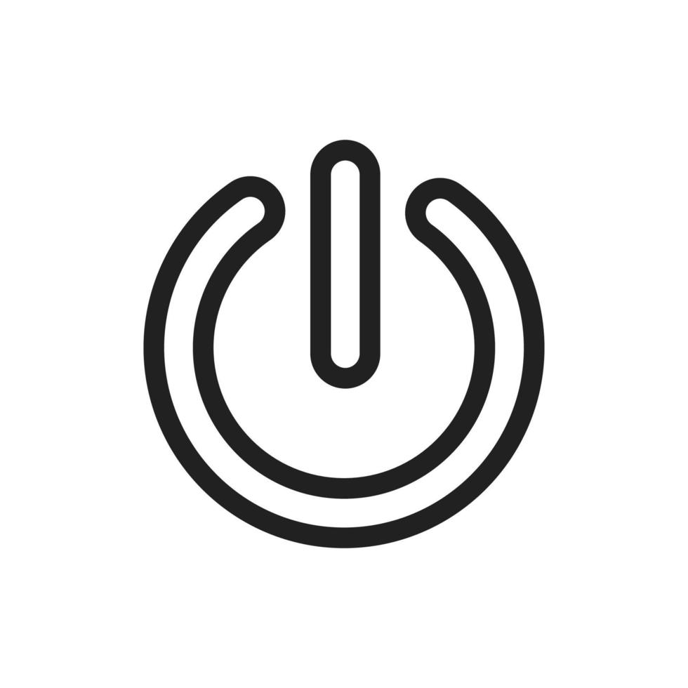 Power icon vector