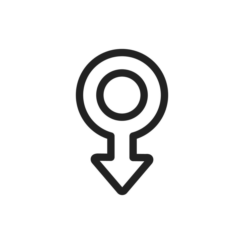 Female icon vector