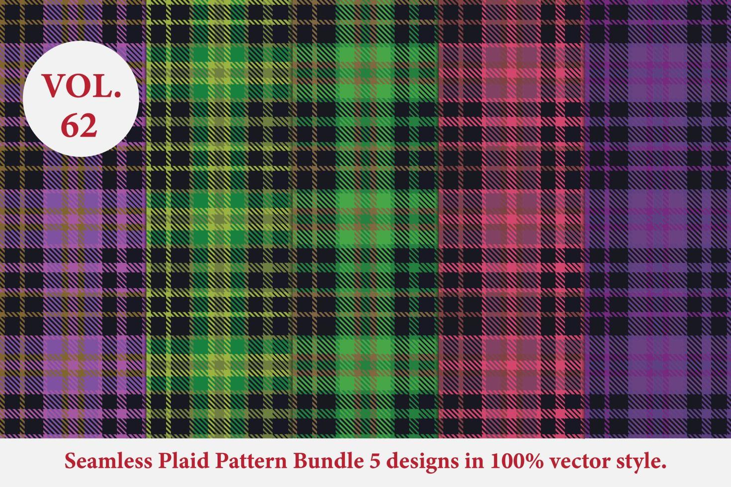 Plaid Pattern Vector, Tartan Fabric background vector