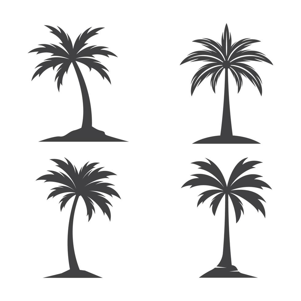 ilustración de imágenes de logotipo de palmera vector