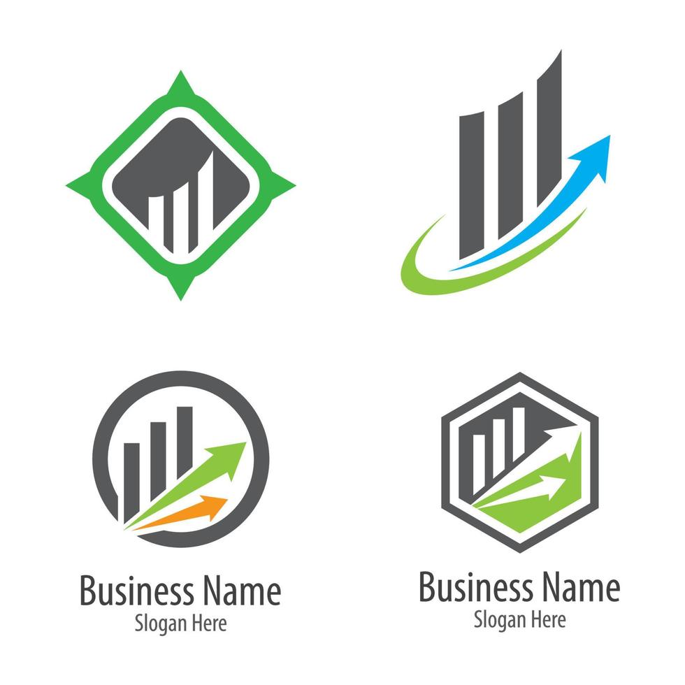 Business finance logo images illustration vector