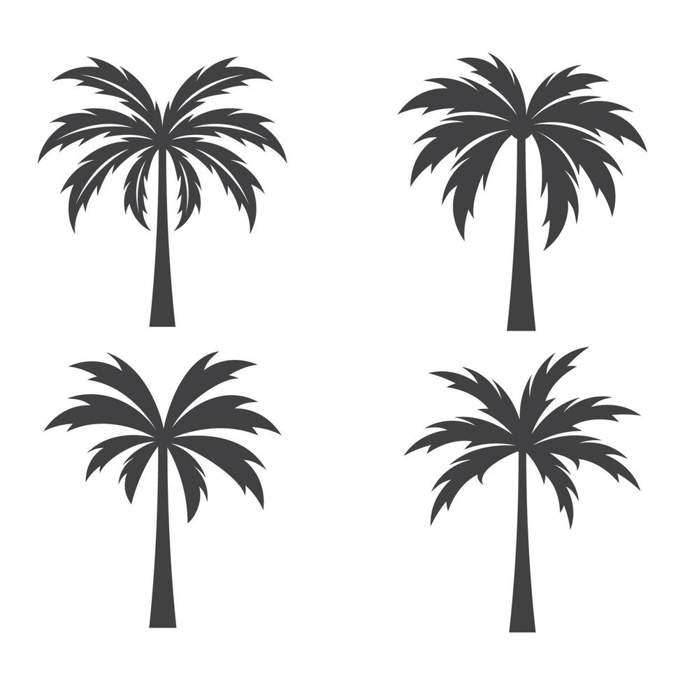 ilustración de imágenes de logotipo de palmera vector