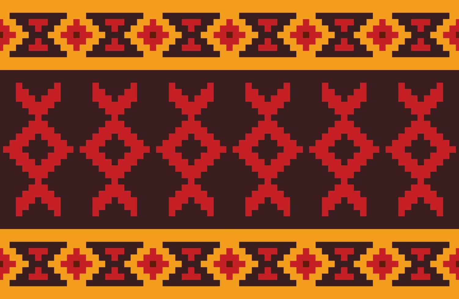Aztec Native American patterns. Colorful Traditional  African patterns embroidery. Design for print texture. Border background for  wallpaper, wrapping paper vector
