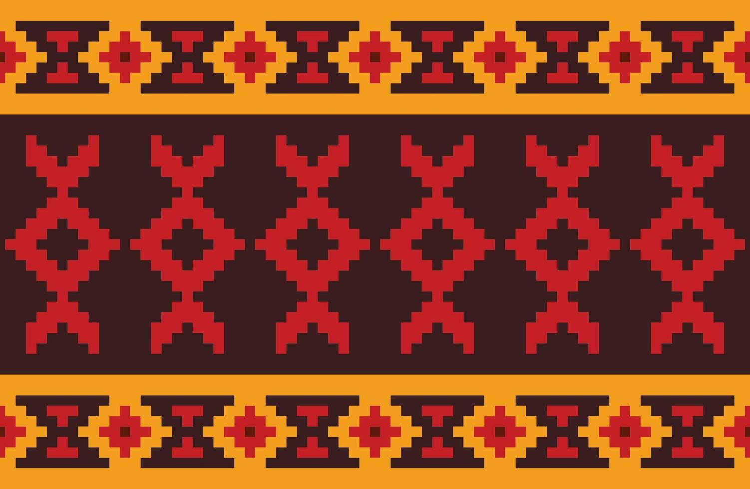 Aztec Native American patterns. Colorful Traditional  African patterns embroidery. Design for print texture. Border background for  wallpaper, wrapping paper vector