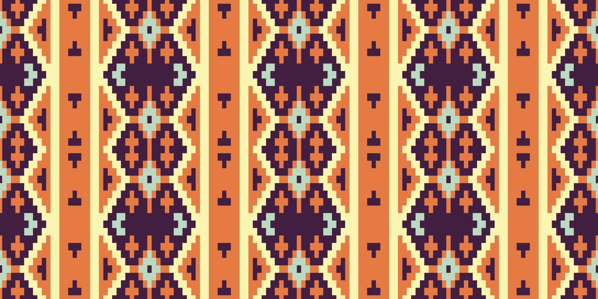 Illustration of vector seamless pattern with african ornament. Simplicity pattern. Design for print texture. Border background for  wallpaper, wrapping paper