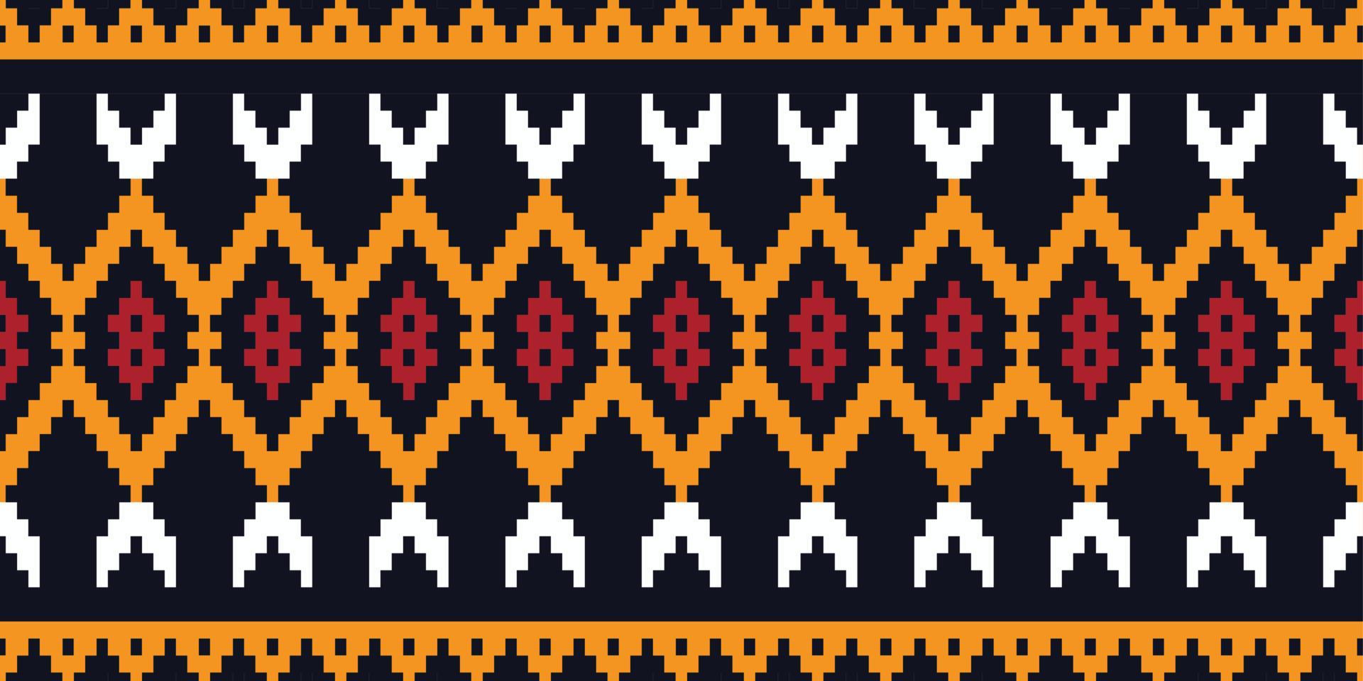 Seamless ethnic background. mexican, african endless pattern.Traditional embroidery. Design for print texture. Border background for  wallpaper, wrapping paper vector