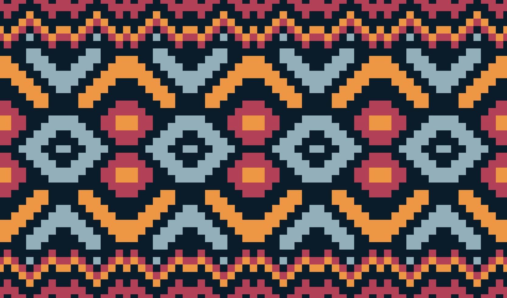 Geometric abstract seamless pattern print for fabrics Ethnic boho seamless pattern texture. Abstract mosaic vintage, African Design For Prints vector