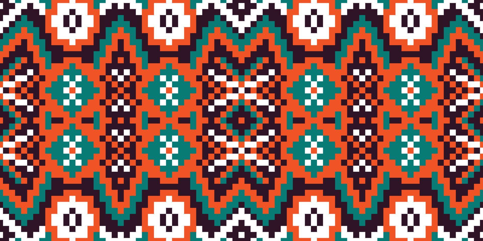 ilustración del vector patrón tribal sin fisuras. estampado africano o nativo americano. tela azteca alfombra mandala ornamento chevron textil decoración papel tapiz. bohemio tribal