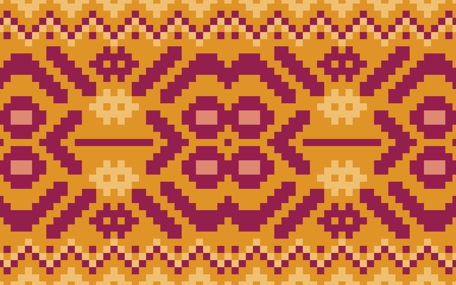 Traditional african ameAfricanrican ethnic geometric seamless Aztec pattern design fabric carpet chevron textile ornament decorative wallpaper Turkish boho tribal embroidery background vector