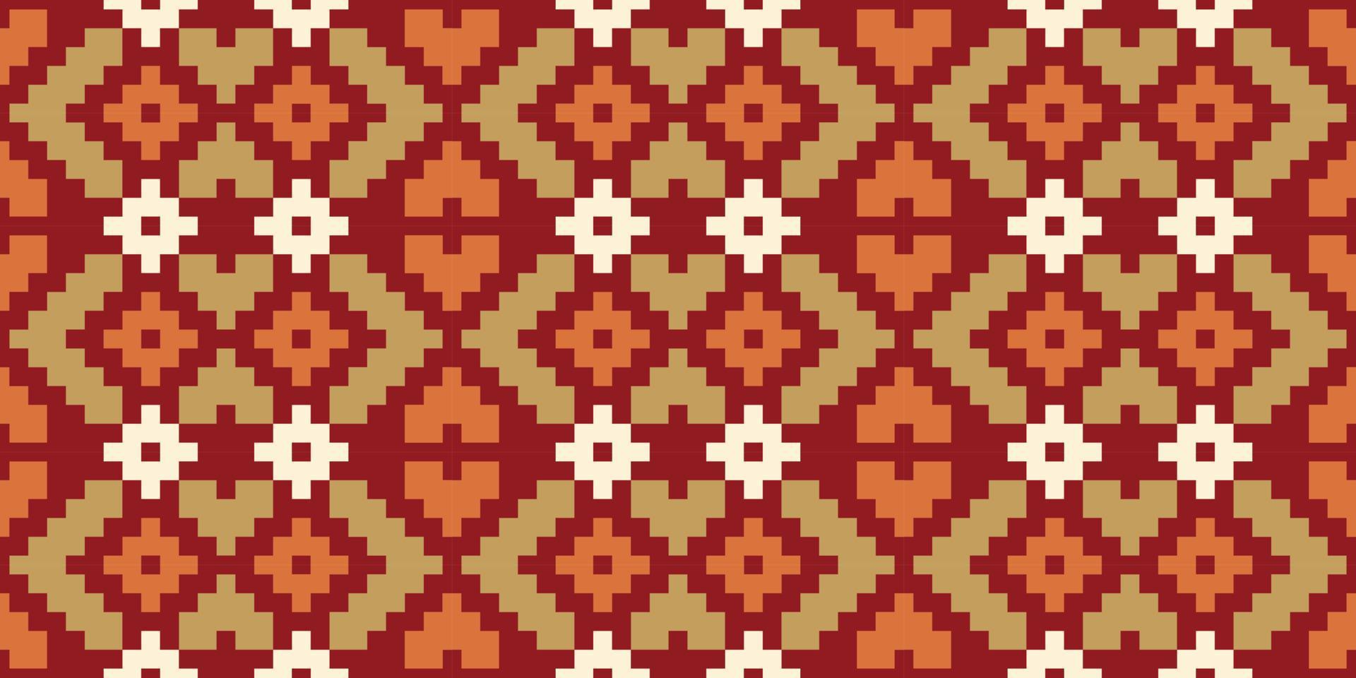 Abstract African ethnic seamless pattern, tribal background. Bright vector tribal texture with geometric shapes.