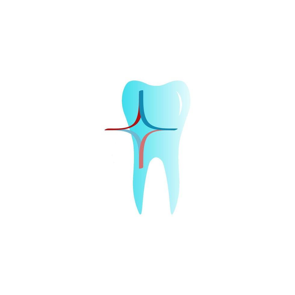 imágenes ilustrativas del vektor del diente vector