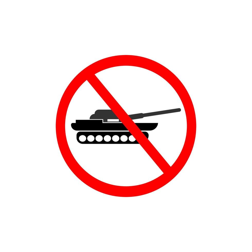 symbol stop war icon design vector