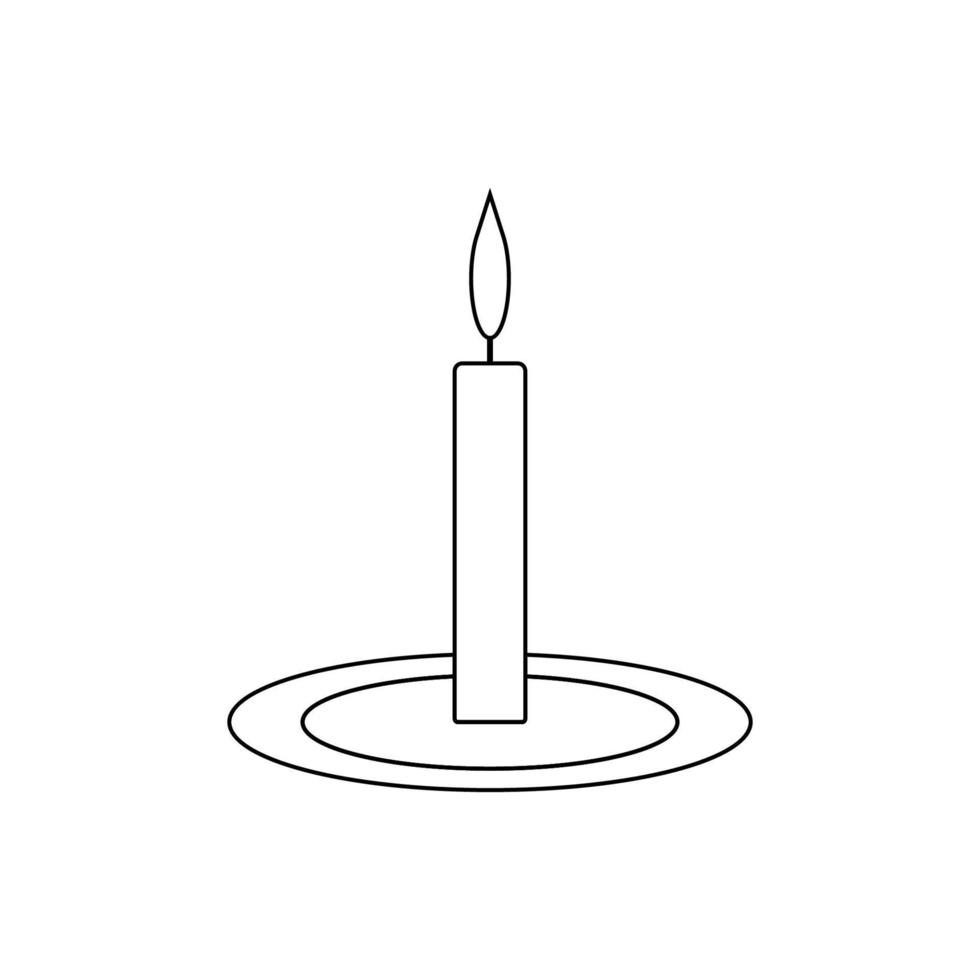 candle icon vector illustration design image element