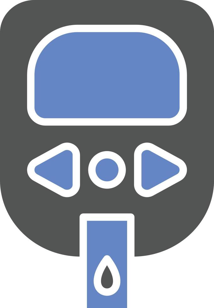 Diabetes Test Icon Style vector