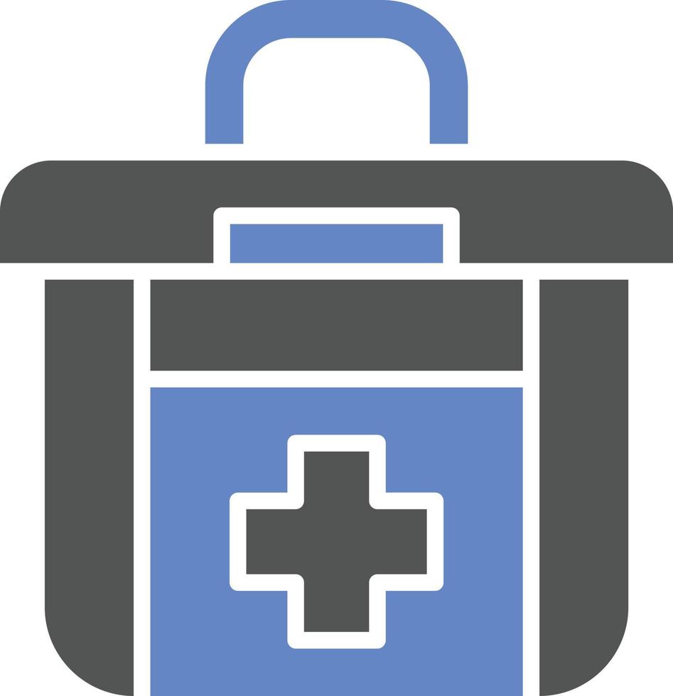 First Aid Kit Icon Style vector
