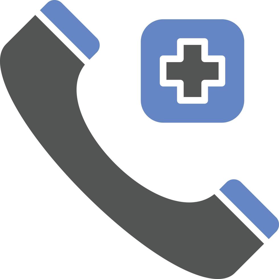 Emergency Call Icon Style vector