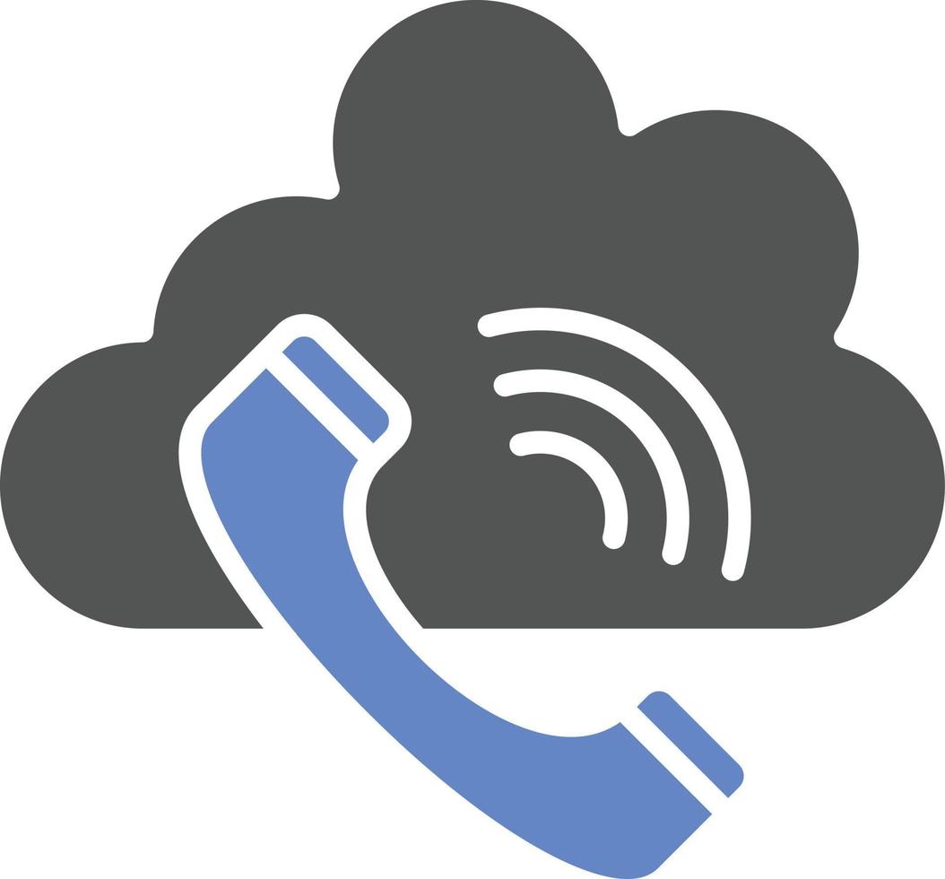 Phone Call Icon Style vector
